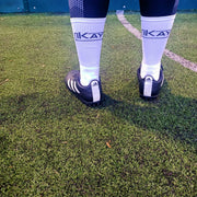White Football Grip Socks