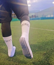 White Football Grip Socks